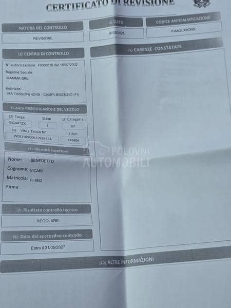 Mercedes Benz A 160 2.0cdi AUT/SERVIS NA Mercedes Benz A 160 2.0cdi AUT/SERVIS NA