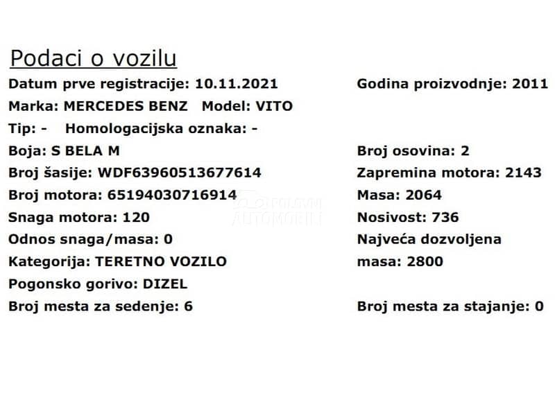 Mercedes Benz Vito 116 CDI