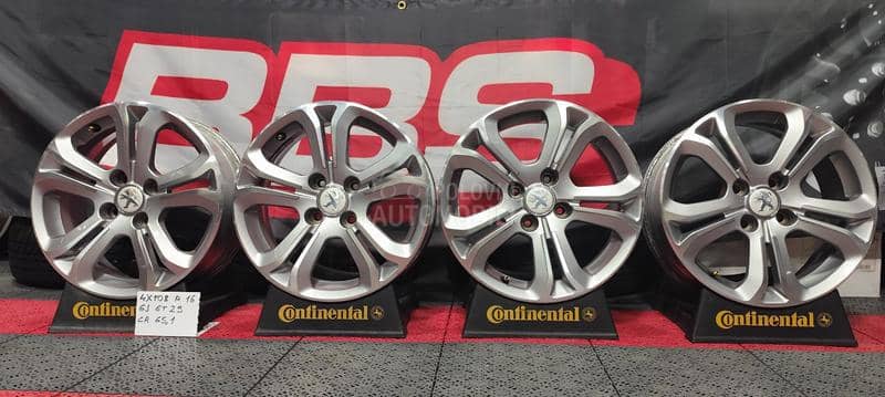 Aluminijumske felne  16" 4 x 108