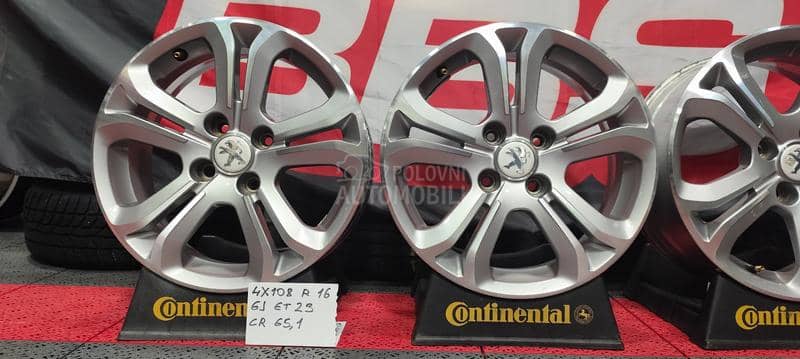 Aluminijumske felne  16" 4 x 108