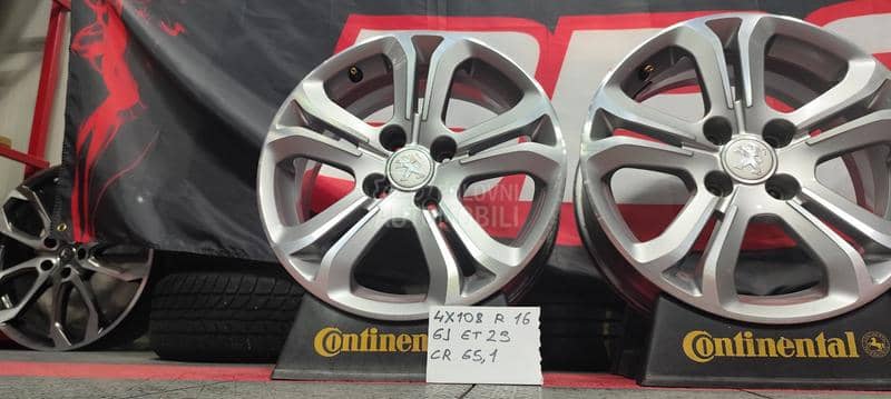 Aluminijumske felne  16" 4 x 108