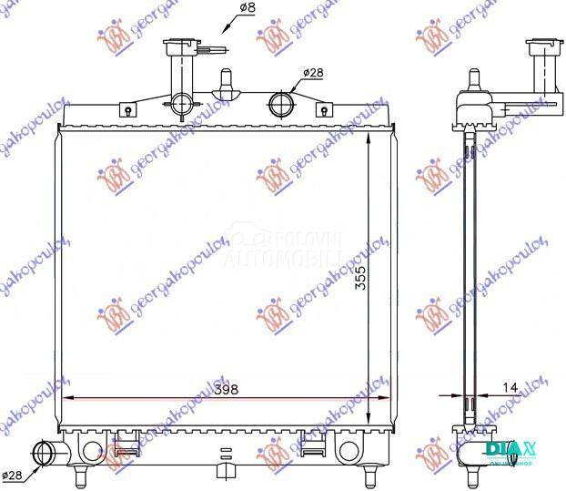 HLADNJAK MOTORA (35.5x39.5) (N