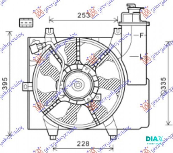 VENTILATOR KOMPLET (BENZIN) (S