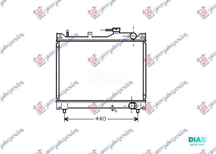 HLADNJAK MOTORA 1.6cc 16V (42.