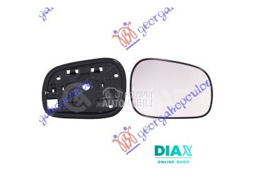 STAKLO RETROVIZORA za Suzuki Grand Vitara od 1999. do 2005. god.