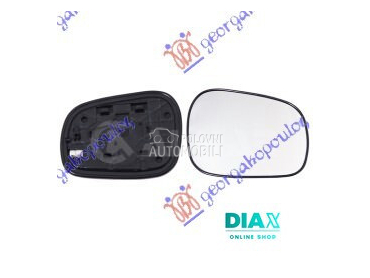 STAKLO RETROVIZORA SA GREJACEM za Suzuki Grand Vitara od 1999. do 2005. god.