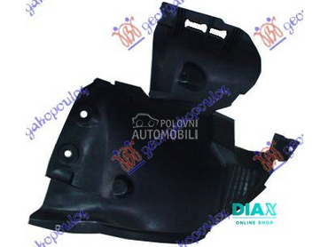 POTKRILO (PREDNJI DEO) PLASTIC za Renault Clio od 1998. do 2001. god.