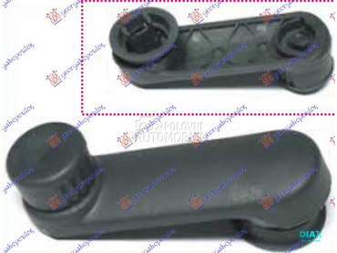 RUCICA ZA PODIZANJE PROZORA za Renault Kangoo od 2003. do 2008. god.