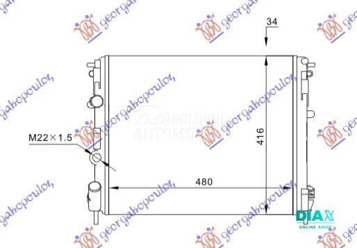 HLADNJAK MOTORA BENZIN/DIZEL (