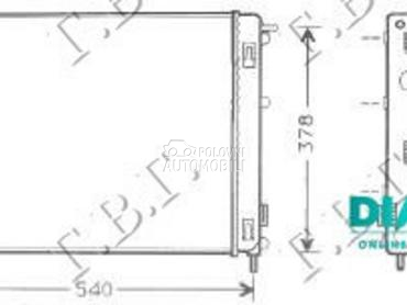 HLADNJAK MOTORA BENZIN/DIZEL ( za Renault Kangoo od 1998. do 2003. god.