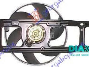 VENTILATOR HLADNJAKA KOMPLET ( za Renault Clio od 1998. do 2001. god.