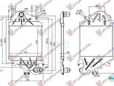 HLADNJAK INTERKULERA 1.5 DCi D za Renault Clio od 2001. do 2006. god.