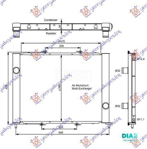 HLADNJAK MOTORA I KLIME 1.5 DC