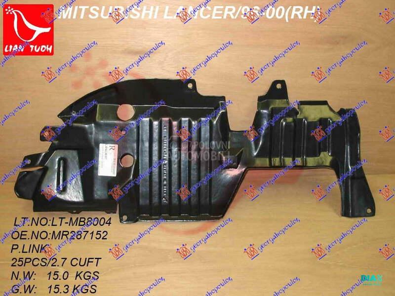 ZASTITA MOTORA PREDNJA PLASTIC