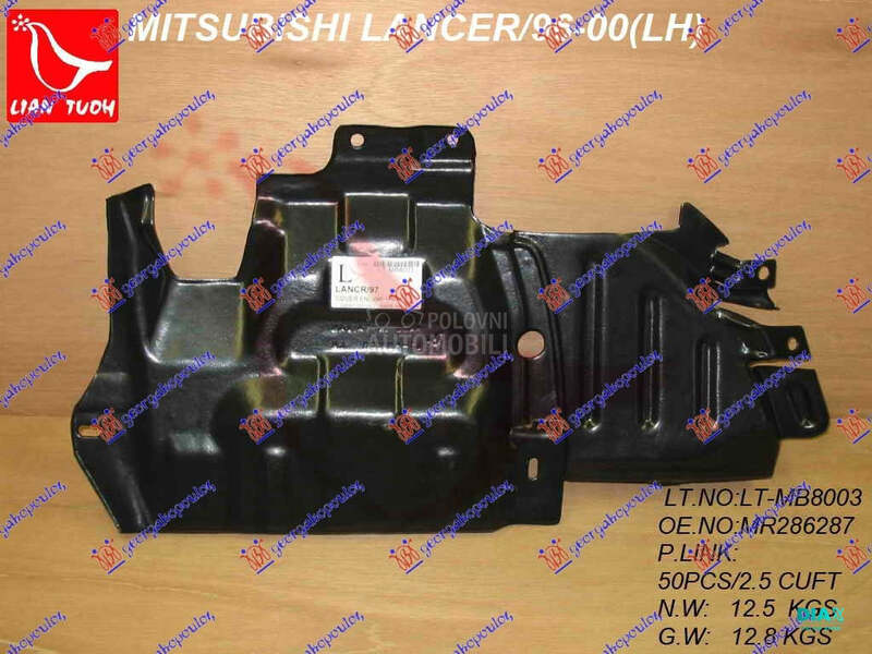 ZASTITA MOTORA PREDNJA PLASTIC