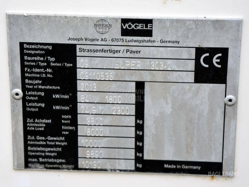 Vögele 1303.2 super