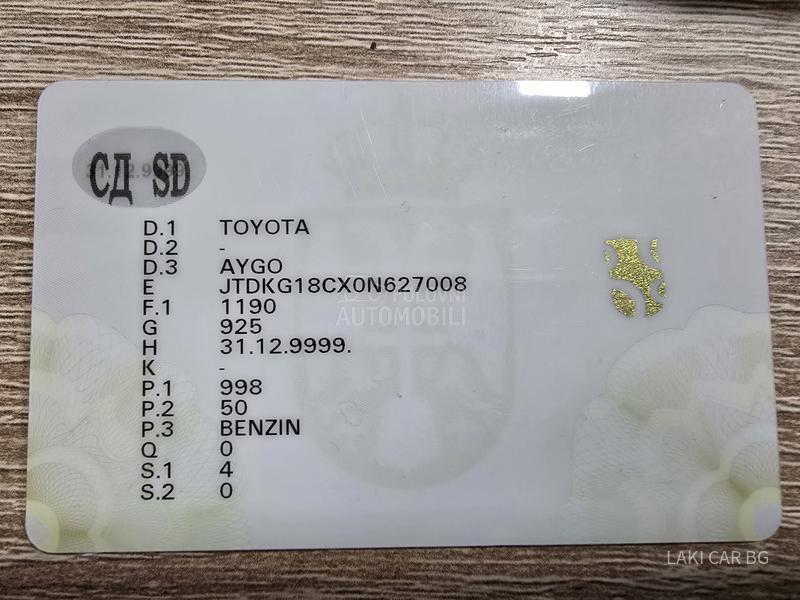Toyota Aygo 1.0 vvti  5 vra ta