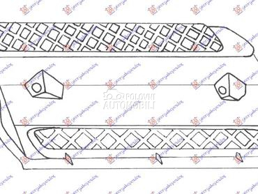 RESETKA PREDNJEG BRANIKA 3... za Fiat Punto od 1999. do 2003. god.