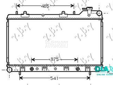 HLADNJAK MOTORA 1.6/1.8/2.0 16 za Subaru Forester od 1998. do 2002. god.