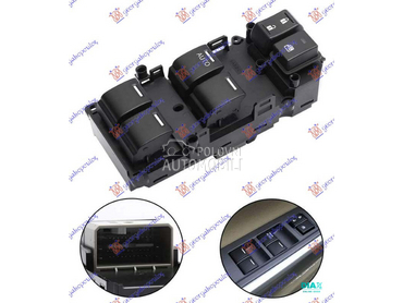 PREKIDAC U PREDNJIM VRATIMA (4 za Honda Accord od 2008. do 2015. god.