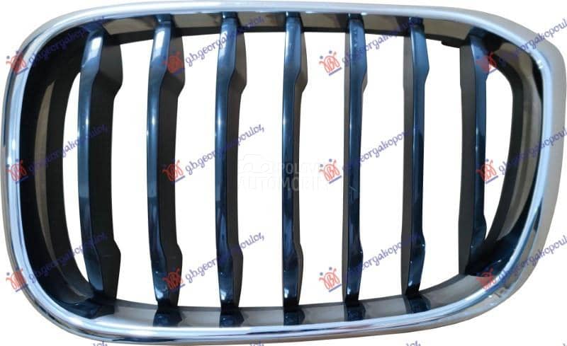 PVC MASKA HROM/HROM/CRNA Levo