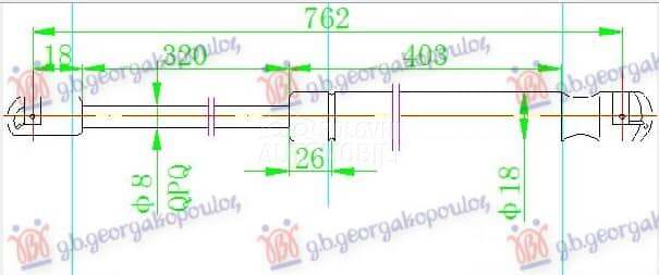 AMORTIZER HAUBE 340 njutna