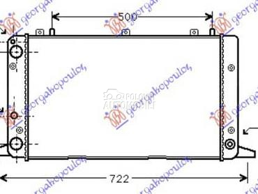 HLADNJAK MOTORA... za Audi 80 od 1986. do 1991. god.