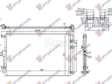 HLADNJAK KLIME ZA SVE... za Kia Soul od 2016. do 2019. god.