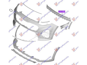 CENTRALNA RESETKA DONJA za Kia Sportage od 2018. do 2022. god.