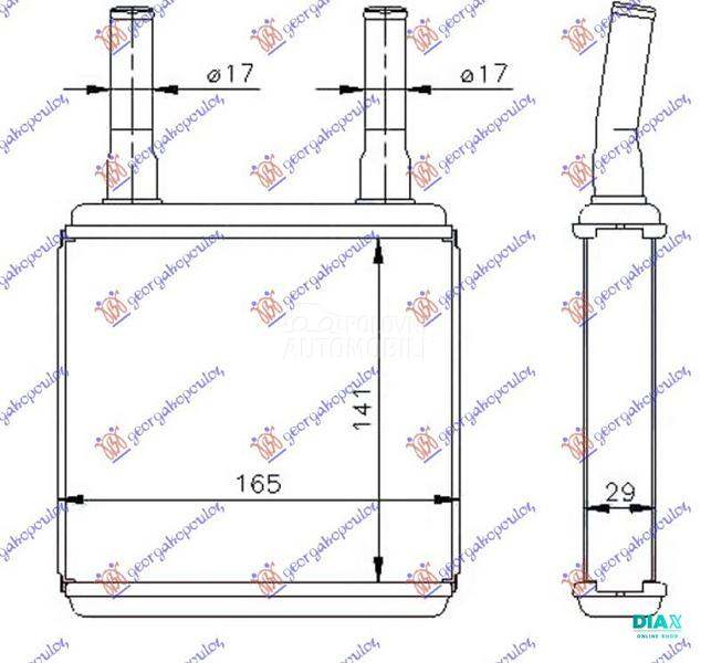 GREJAC KABINE (140x165x26)