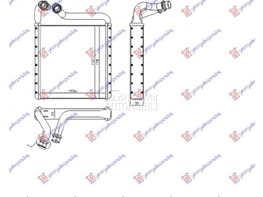 GREJAC KABINE BENZIN-DIZEL za Volkswagen Passat B7 od 2011. do 2015. god.