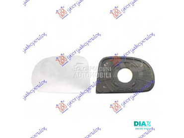 STAKLO RETROVIZORA (RAVNO) za Hyundai Atos od 1999. do 2003. god.