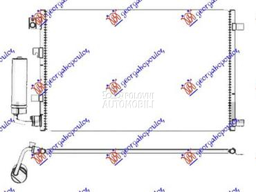 HLADNJAK KLIME 1.6 16V BENZIN za Nissan Qashqai od 2007. do 2010. god.