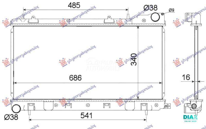 HLADNJAK MOTORA 2.0 S TURBO (M