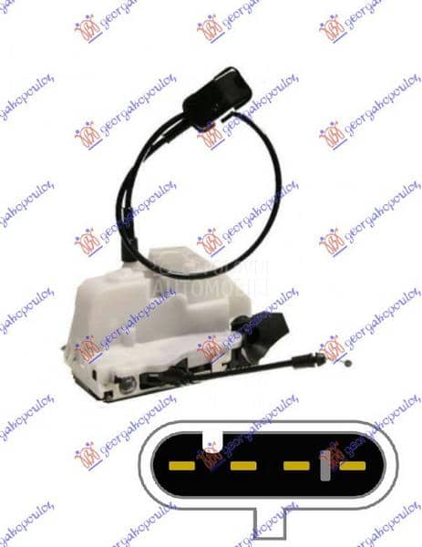 BRAVA PREDNJIH VRATA BELA Levo