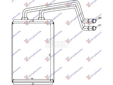 GREJAC KABINE za Hyundai Coupe od 2001. do 2007. god.