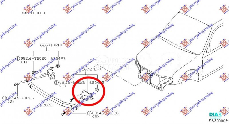 NOSAC PREDNJEG BRANIKA