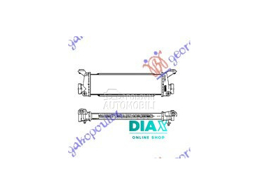 HLADNJAK INTERKULERA 1.7 CDi ( za Mercedes Benz Vaneo od 2002. do 2005. god.