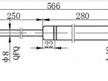 AMORTIZER GEPEK VRATA 360... za Kia Rio od 1999. do 2002. god.