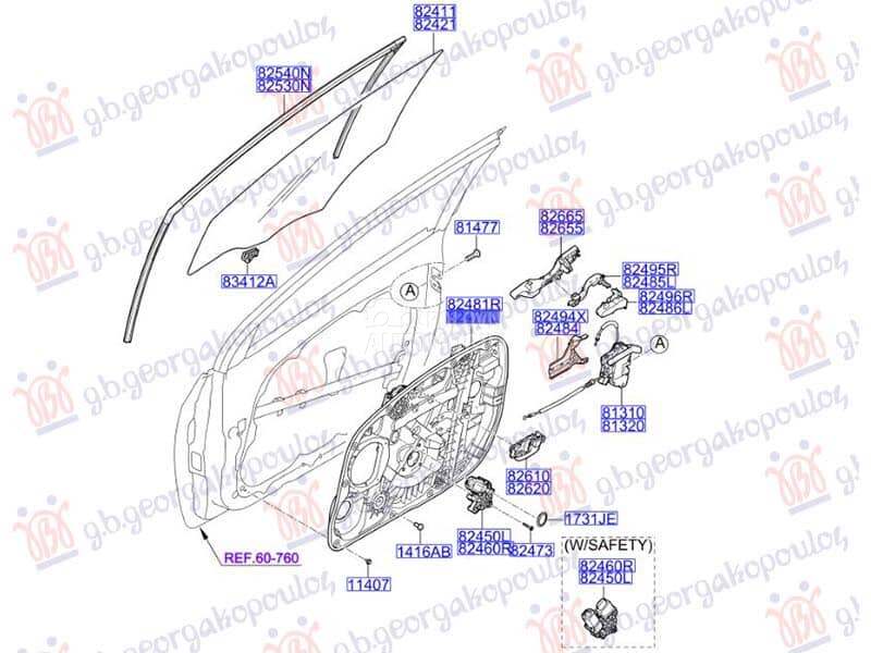 NEMA- PODIZAC PREDNJEG...