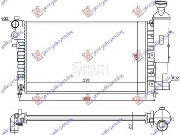 HLADNJAK MOTORA BENZIN za Citroen Saxo od 1999. do 2004. god.