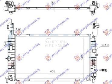 HLADNJAK MOTORA 1.6i 16V... za Opel Meriva za 2014. god.