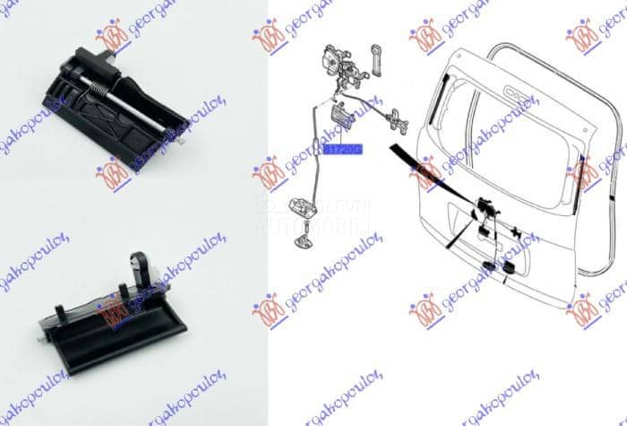 KVAKA VRATA GEPEKA SPOLJASNJA