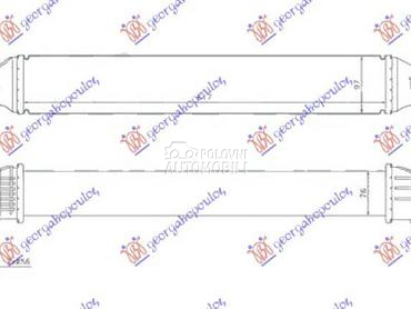 HLADNJAK INTERKULERA 1.4... za Audi A1 od 2014. do 2018. god.