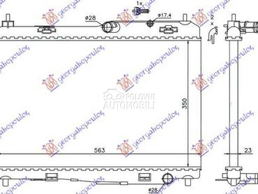 HLADNJAK MOTORA... za Ford B-Max za 2012. god.