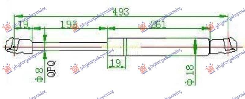 AMORTIZER GEPEK VRATA -00...