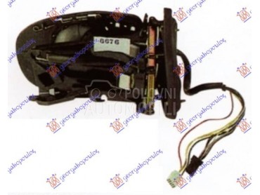 RETROVIZOR ELEKTRICNI SA... za Mercedes Benz CLC Klasa od 2001. do 2008. god.