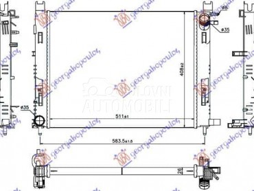 NEMA- HLADNJAK MOTORA... za Dacia Lodgy za 2012. god.