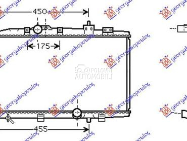HLADNJAK MOTORA 1.4 D4D (/-) za Toyota Yaris od 1999. do 2005. god.