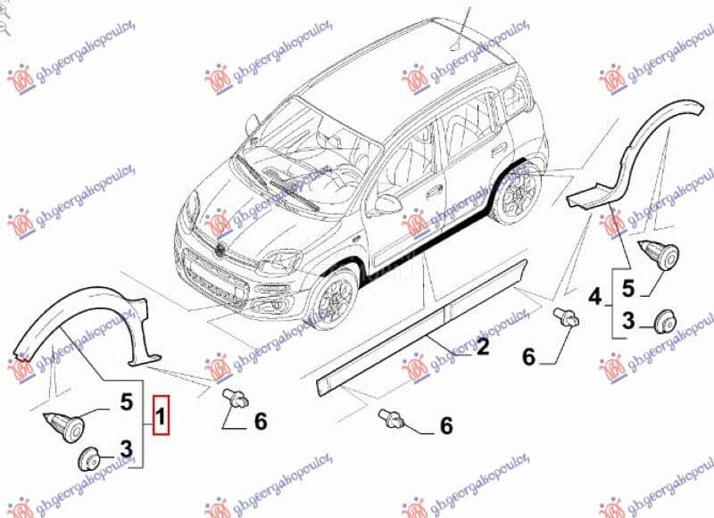 RUB PLASTICNI PREDNJEG...